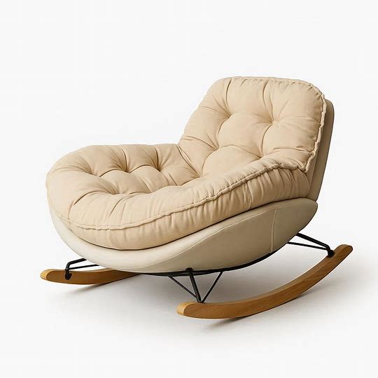 Lenvix Modern Rocking Lounge Chair